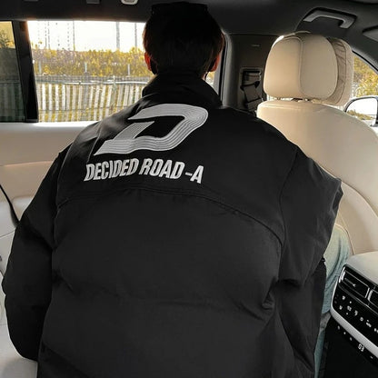 2025 Winter New Arrival Men's Women's Thickened Warm Cotton Coat with Zipper Embroidered Fashionable American Style Outerwear