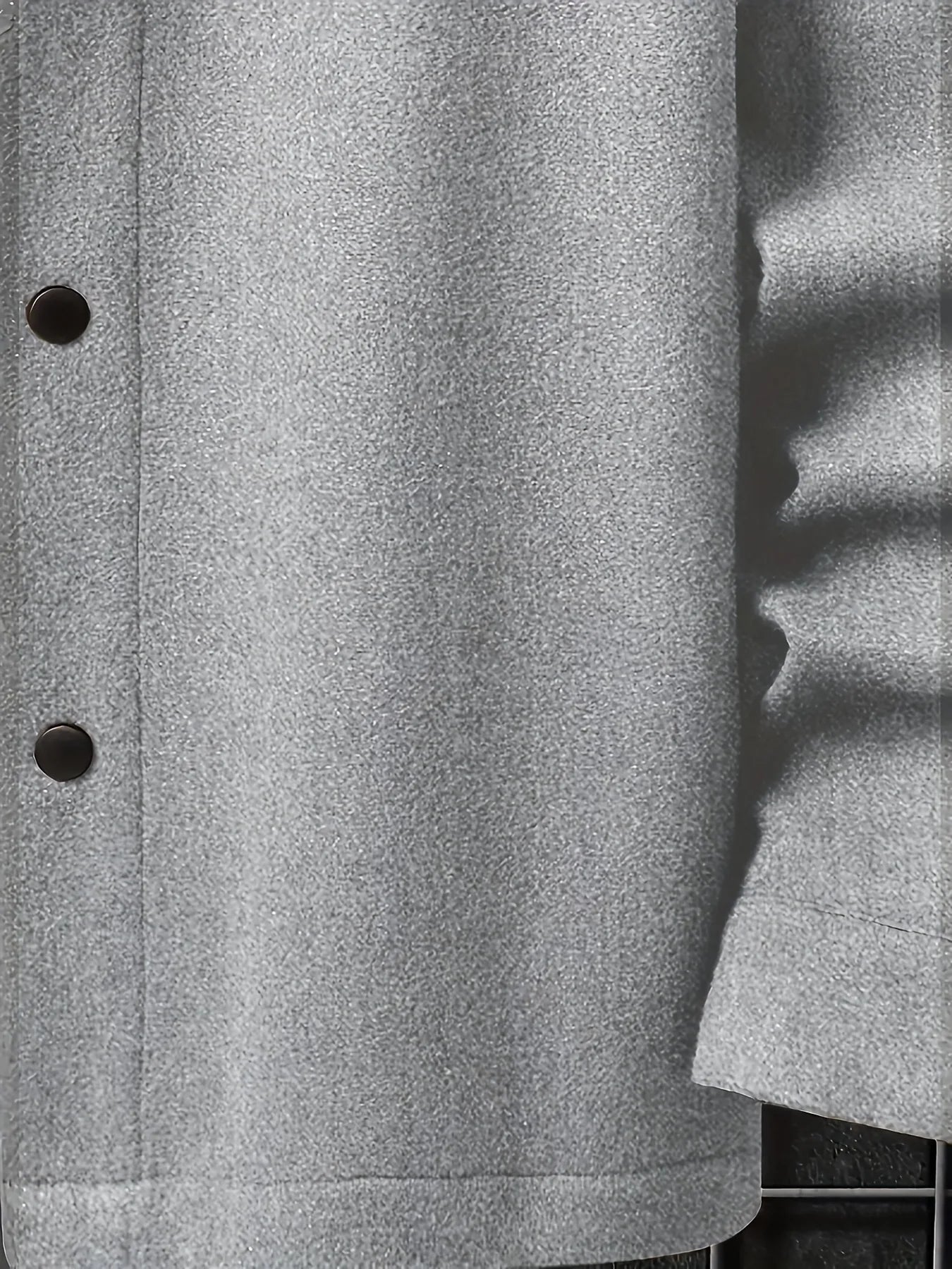 Men's Casual Jacket Button up Outerwear Autumn Warm Windbreaker Coat Stylish Leisure Knittedwear for Fall Season